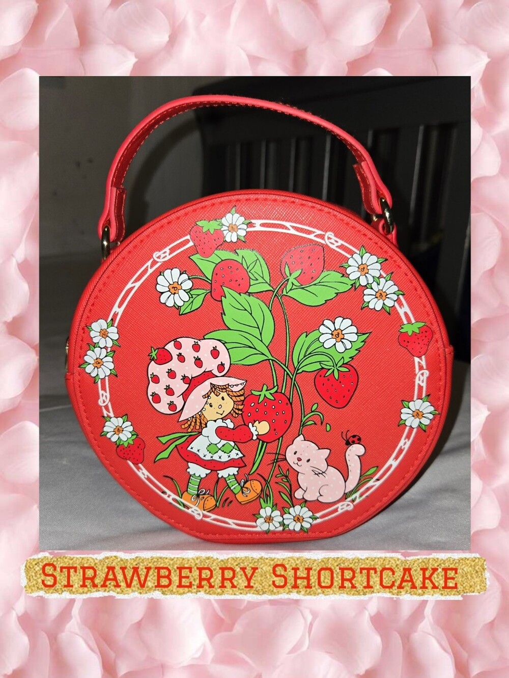 Strawberry Shortcake Red Round Handbag